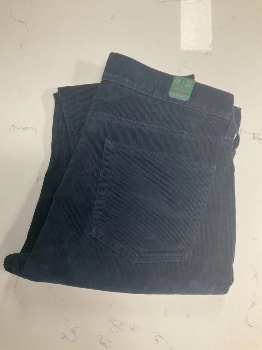 J Crew 77 Straight-fit five-pocket pant in stretch corduroy. 34x32